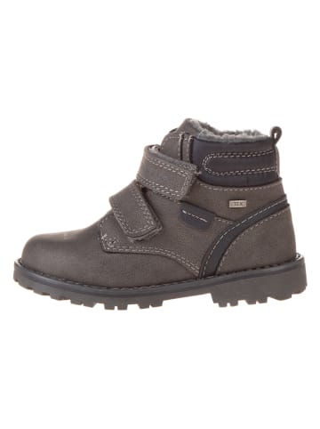 Tom Tailor Leder-Boots in Grau