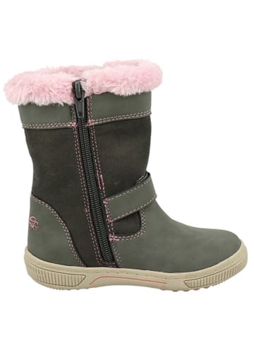 Tom Tailor Boots in Khaki/ Rosa