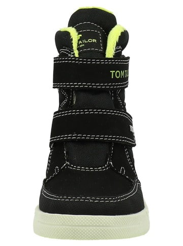 Tom Tailor Boots in Schwarz/ Grün