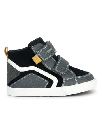 Geox Leder-Sneakers "Kilwi" in Grau