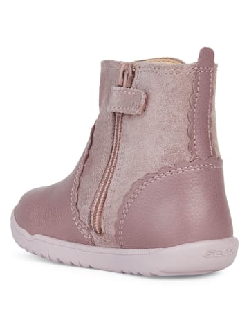 Geox Leren boots "Macchia" lichtroze