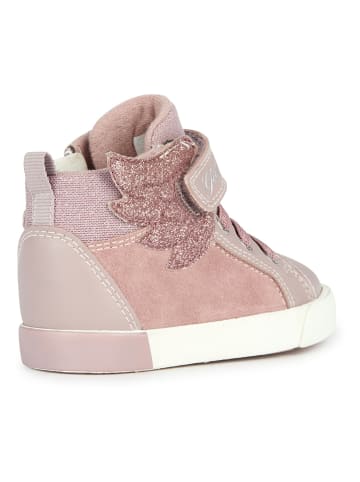 Geox Skórzane sneakersy "Kilwi" w kolorze jasnoróżowym