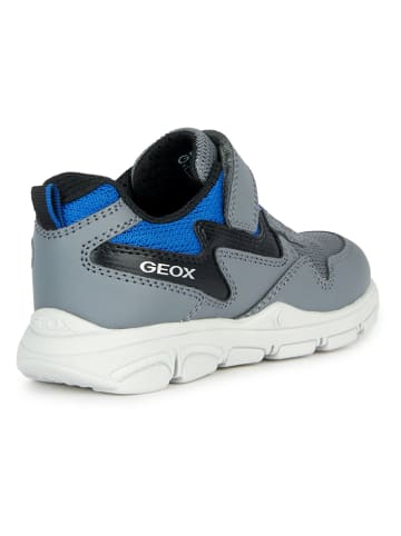 Geox Leder-Sneakers "New Torque" in Grau