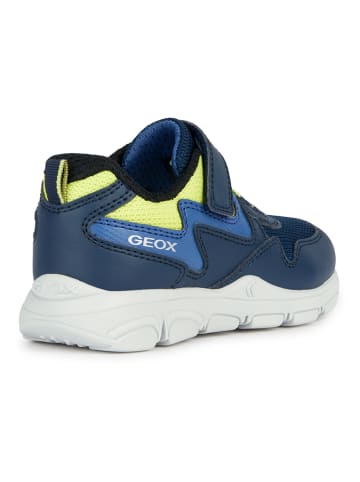Geox Leder-Sneakers "New Torque" in Dunkelblau