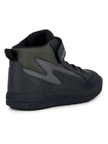 Geox Skórzane sneakersy "Arzach" w kolorze czarnym
