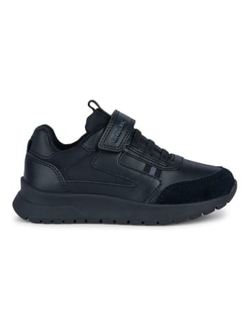 Geox Skórzane sneakersy "Briezee" w kolorze czarnym
