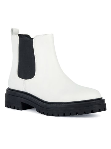 Geox Leren chelseaboots "Iridea" wit