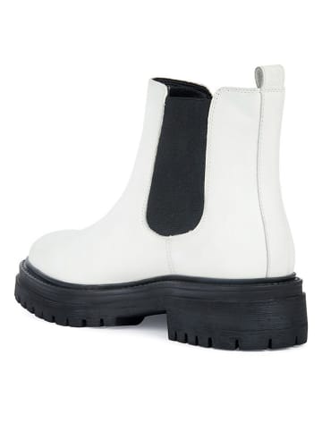 Geox Leren chelseaboots "Iridea" wit