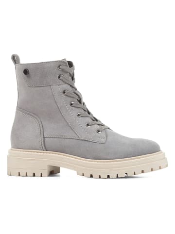 Geox Leder-Boots "Iridea" in Grau