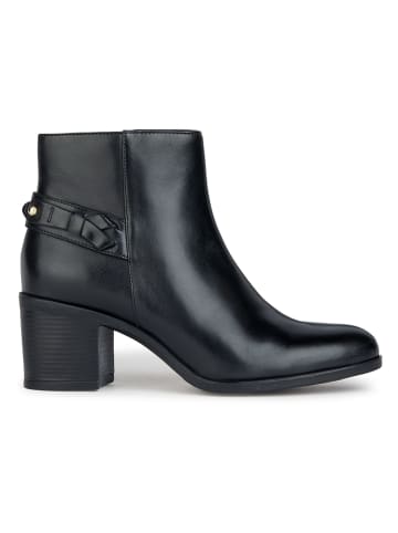 Geox Leder-Stiefeletten "Asheel" in Schwarz