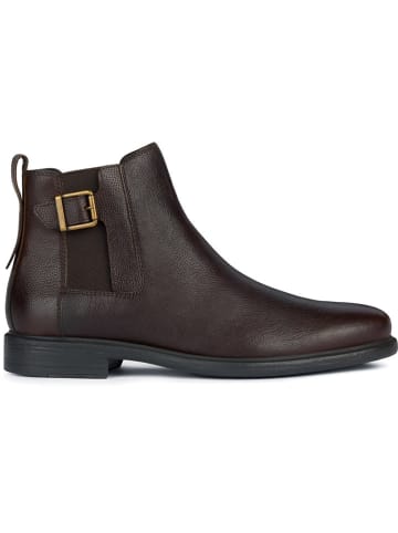 Geox Leder-Chelsea-Boots "Terence" in Braun