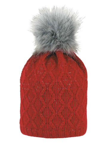 Sterntaler Dzianinowa czapka w kolorze czerwonym