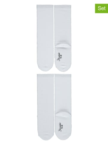 Sterntaler 2-delige set: kniekousen wit