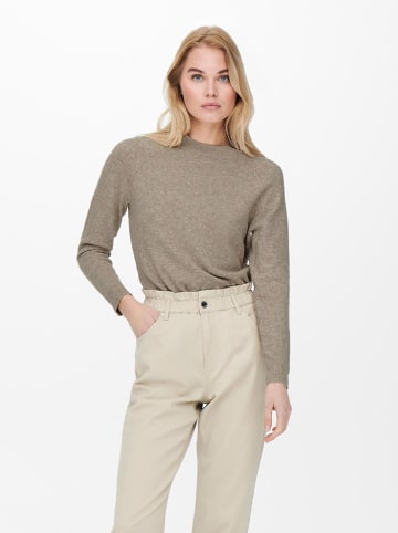ONLY Pullover "Rica" in Taupe