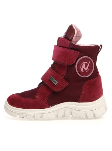 Naturino Leren boots "Gemi" rood