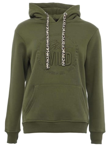 Zwillingsherz Bluza "Nelina" w kolorze khaki