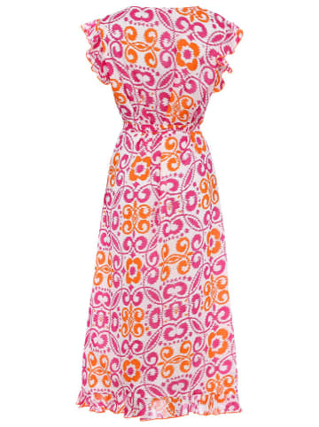 Zwillingsherz Sukienka "Maddy" w kolorze pomarańczowo-różowym
