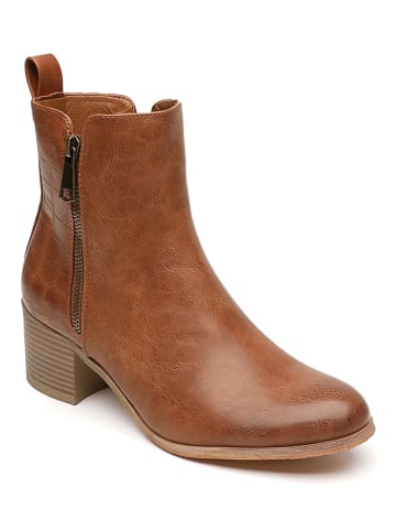 Sixth Sens Stiefeletten in Camel