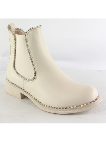 Sixth Sens Chelsea-Boots in Beige