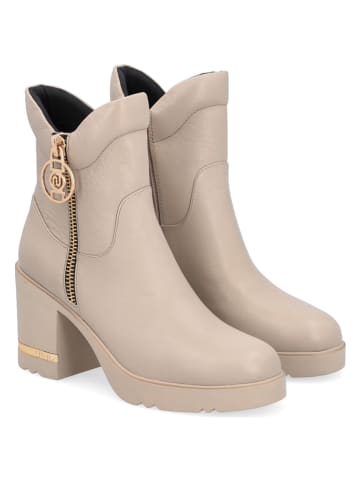 Liu Jo Leren enkellaarzen beige