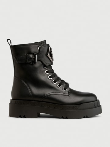 Liu Jo Leren boots zwart