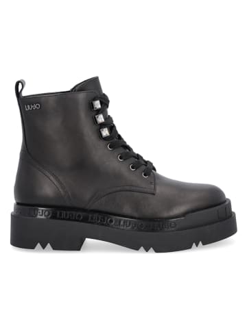 Liu Jo Leren boots zwart