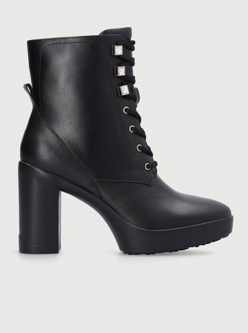 Liu Jo Leder-Stiefeletten in Schwarz