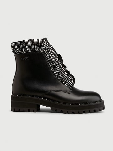 Liu Jo Leren boots zwart