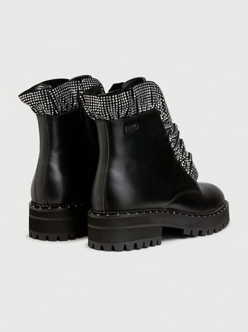 Liu Jo Leren boots zwart