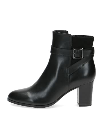 Caprice Leder-Stiefeletten in Schwarz