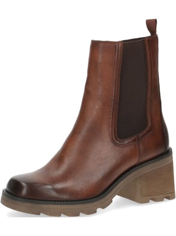 Caprice Leder-Stiefeletten in Braun