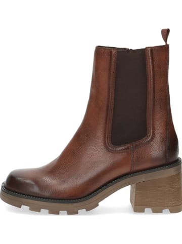 Caprice Leder-Stiefeletten in Braun