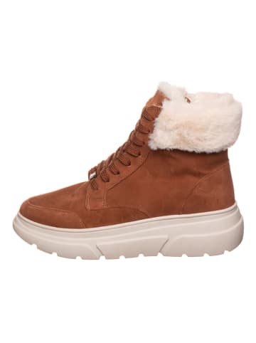 Caprice Leren boots lichtbruin