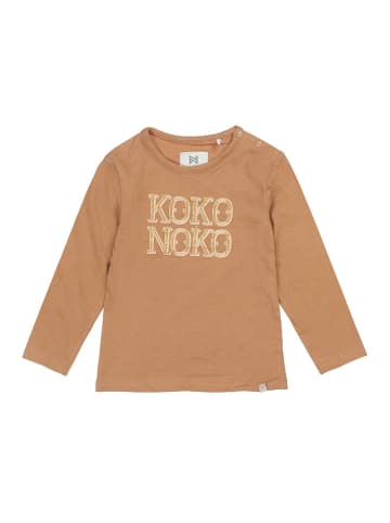 Koko Noko Koszulka w kolorze jasnobrązowym