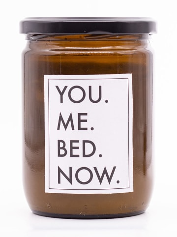 Mad Candle Geurkaars "You Me Bed Now" bruin - 360g