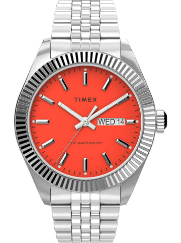 Timex Zegarek kwarcowy "Waterbury" w kolorze srebrnym