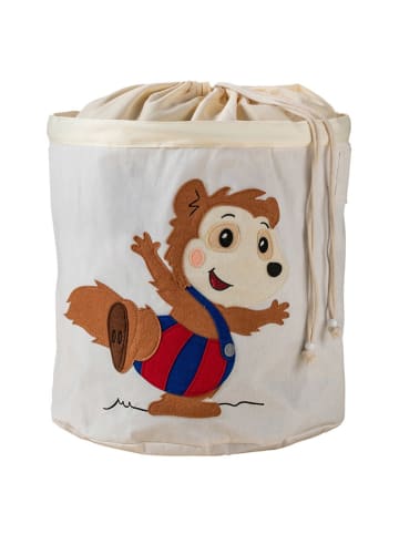 Lifeney Koszyk "Bobo" w kolorze beżowym - wys. 46 x Ø 43,5 cm