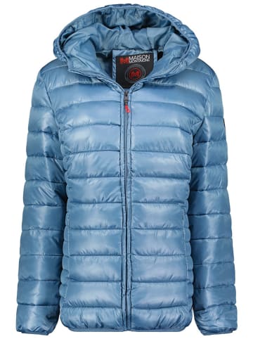 Maison Montaigne Doorgestikte jas "Annemai" blauw