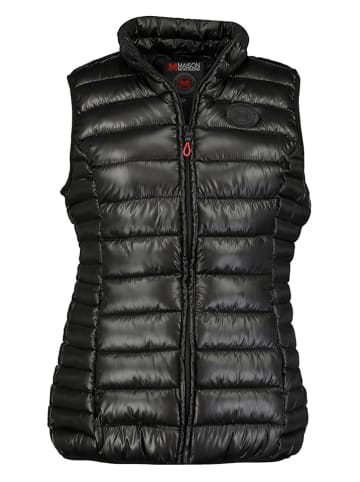 Maison Montaigne Doorgestikte bodywarmer "Annemai" zwart