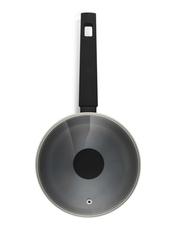 Russel Hobbs 2tlg. Set: Stielkasserolle "Shield" in Schwarz - Ø 18 cm