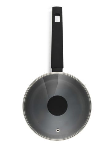 Russel Hobbs 2tlg. Set: Stielkasserolle "Shield" in Schwarz - Ø 20 cm
