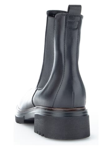 Gabor Leder-Boots in Schwarz