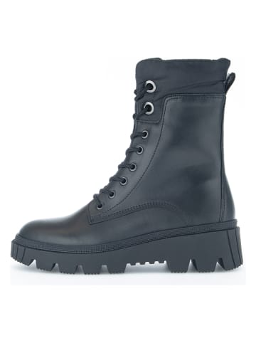 Gabor Leder-Boots in Schwarz