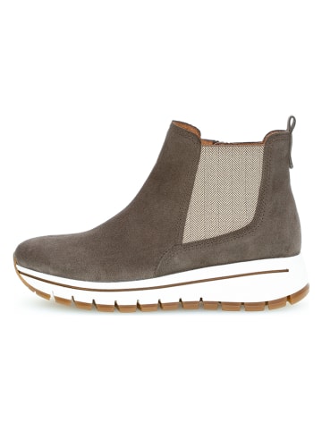 Gabor Skórzane botki w kolorze jasnobrązowym