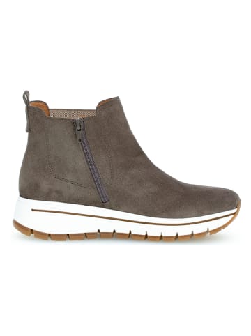 Gabor Skórzane botki w kolorze jasnobrązowym