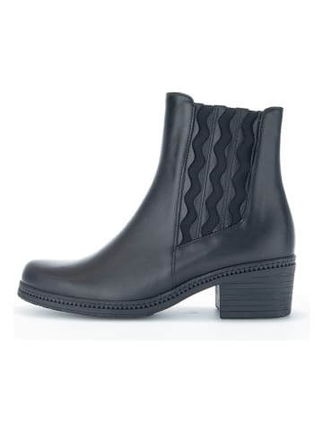 Gabor Skórzane botki w kolorze czarnym