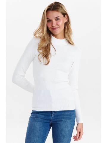 NÜMPH Sweter "Nubia" w kolorze białym