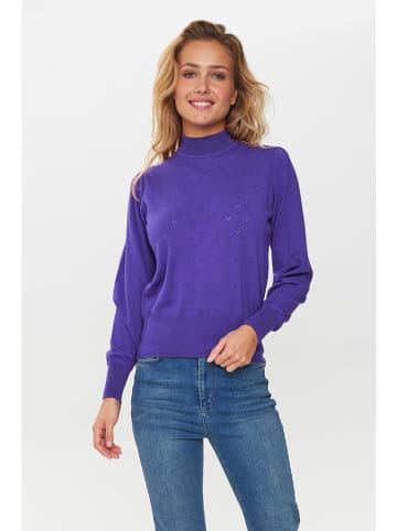 NÜMPH Sweter "Nuedna" w kolorze fioletowym