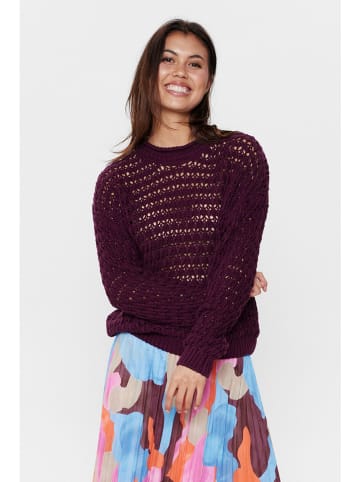 NÜMPH Trui "Nutrisia" aubergine