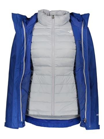 The North Face 3in1-Funktionsjacke "Mountain Light II TRI" in Blau/ Grau